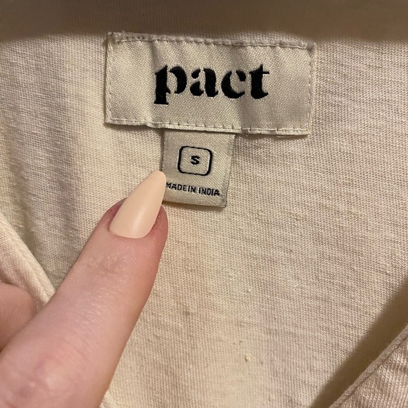 White organic cotton Pact sundress - Picture 2 of 7